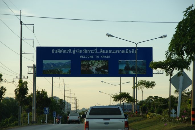 papan tanda krabi